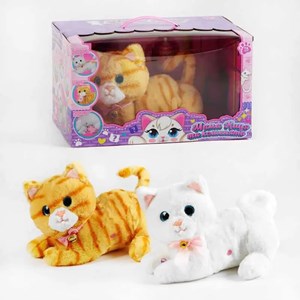 اسباب بازی عروسک رباتیک گربه موزیکال با بچه CAT PETS 93381E _اسباب بازی زبات